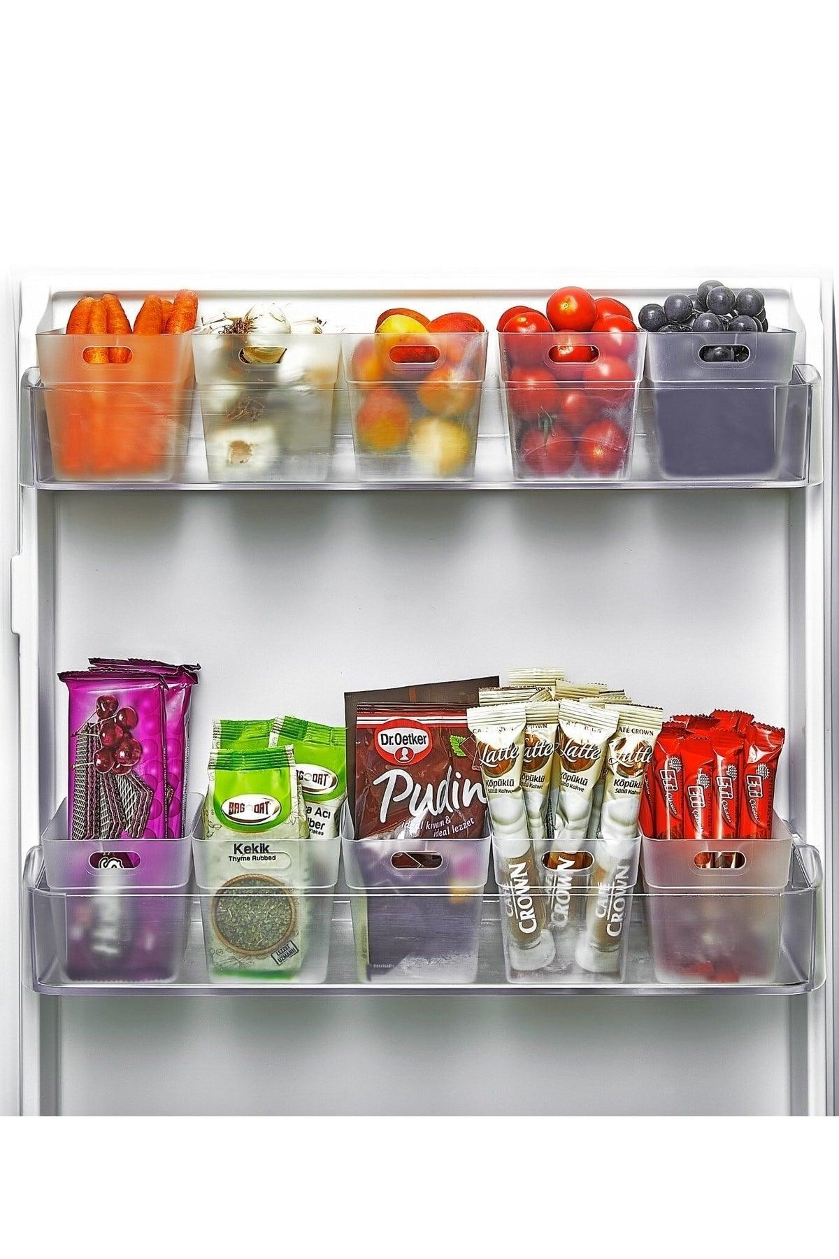 9 Piece Refrigerator & Cabinet Organizer, Organizer Box - Swordslife