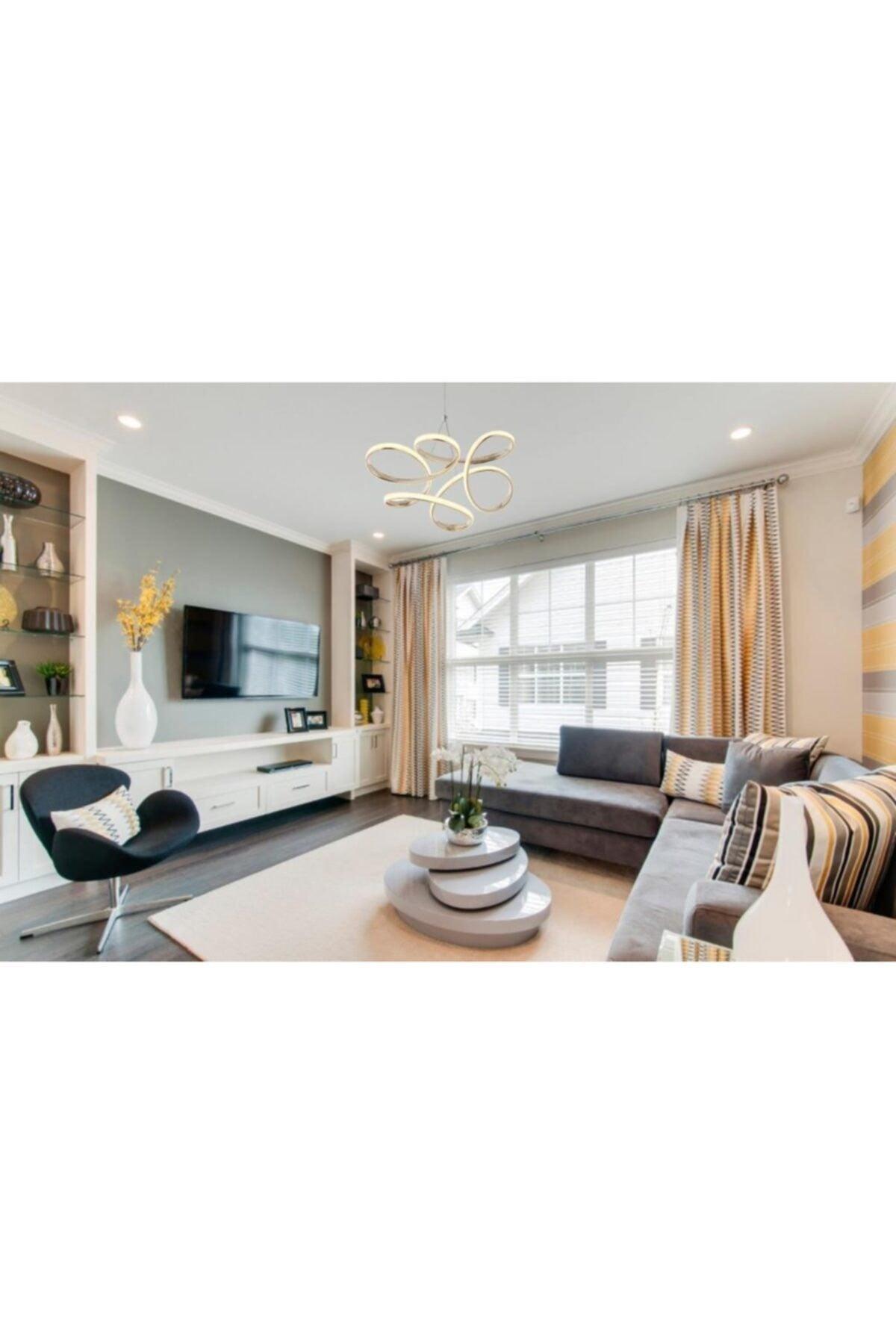 920-40 Led Yellow Chandelier - Swordslife