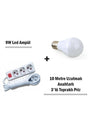 9w Led Bulb + 10 Meter Extension Switch