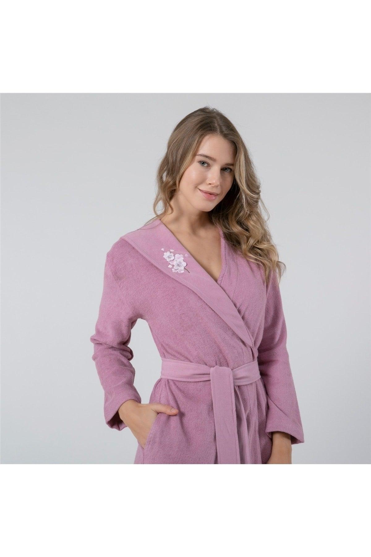 Benitta Woman Bathrobe Orchid - Swordslife