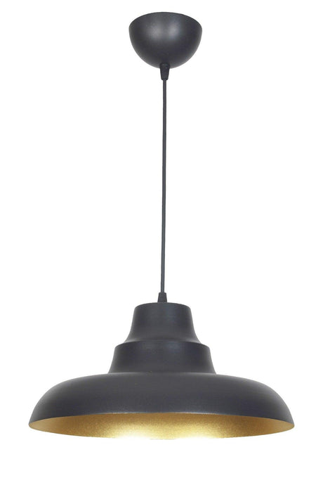 Kyiv Modern Design Black Inside Gold Color Metal Cafe - Kitchen Single Chandelier - Swordslife