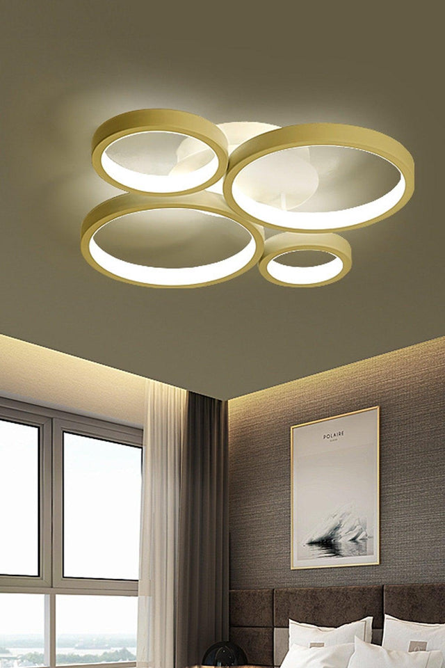 Kyiv Modern Led Plofonyer Quad Chandelier - Swordslife