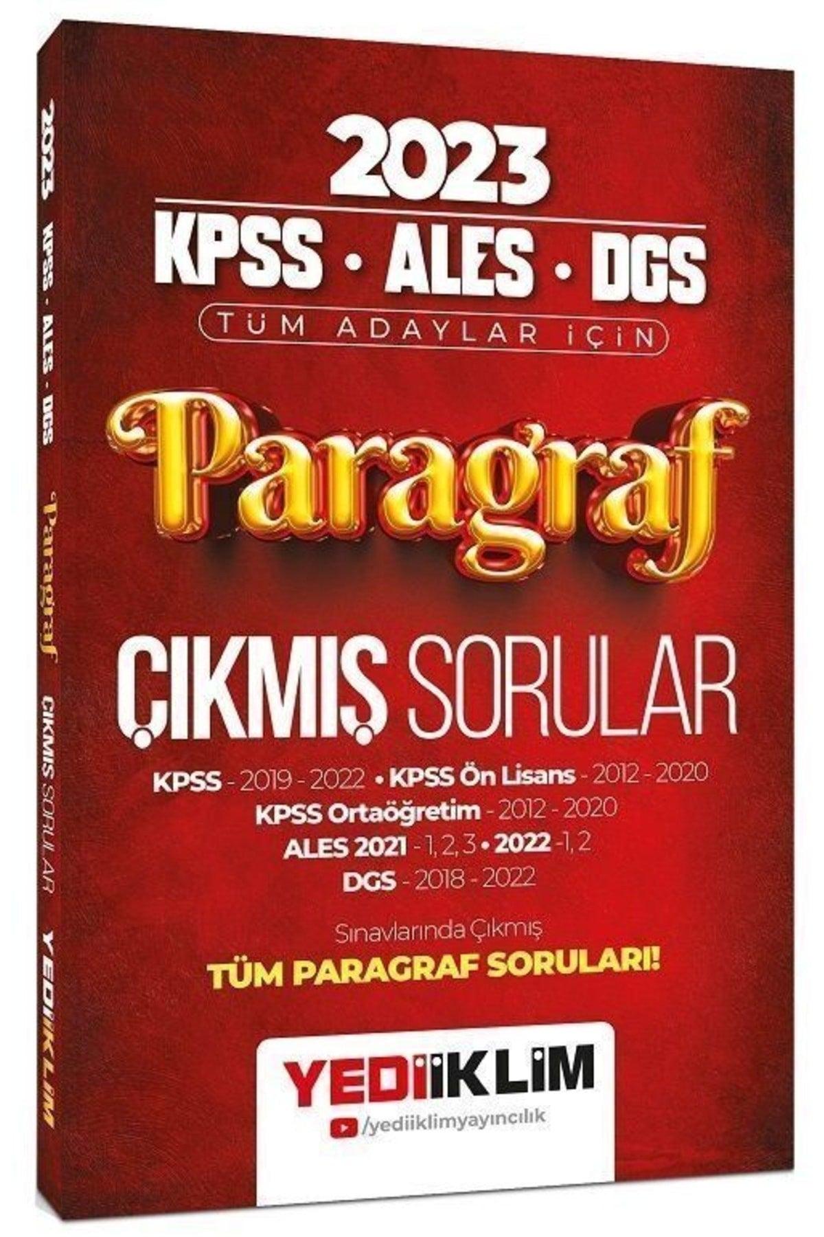 Yediiklim 2023 Kpss Ales Dgs Paragraph Issued Questions - Swordslife