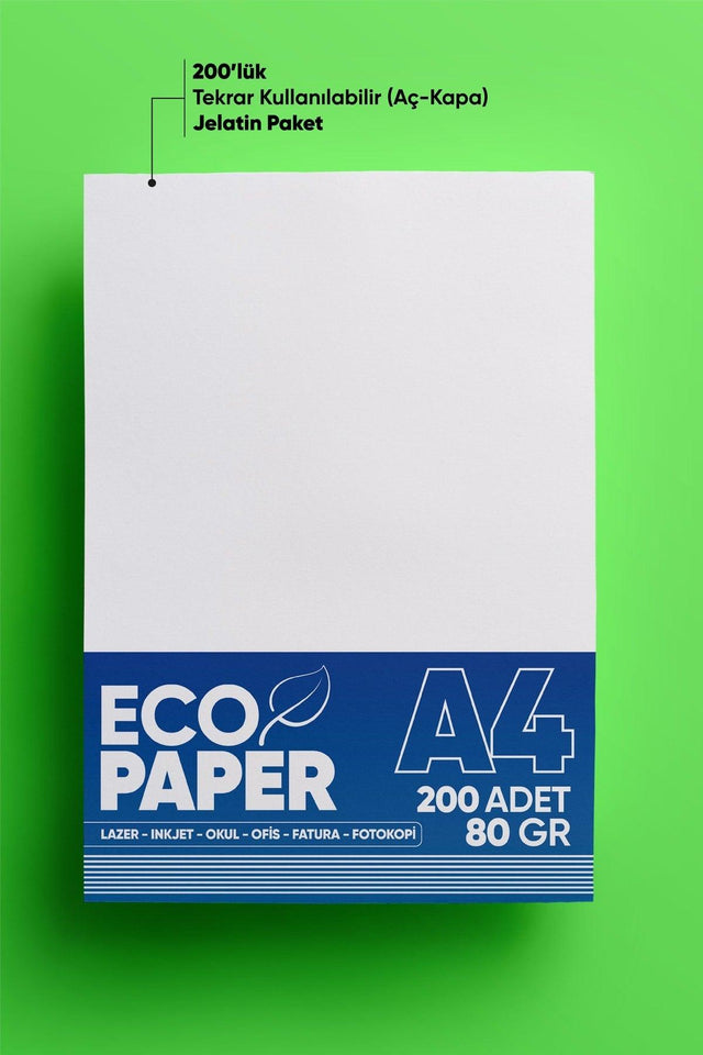 A4 200 Pieces 80gr Copy Paper 1st Quality -