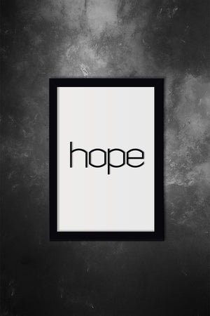 A4 Size 3d Decorative Wall Painting Hope - Swordslife