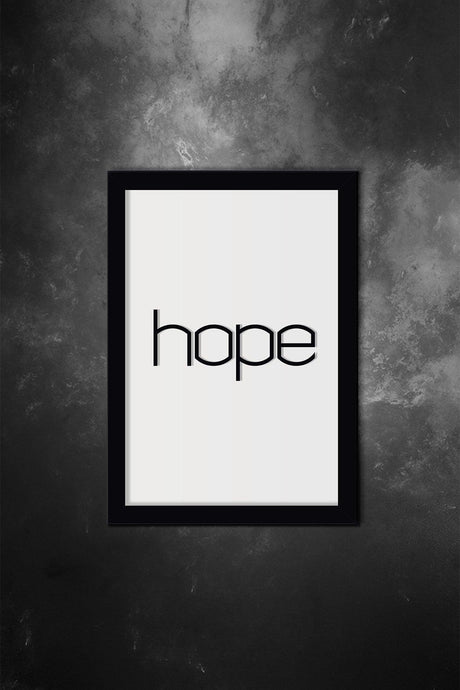 A4 Size 3d Decorative Wall Painting Hope - Swordslife