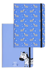 A5 Set of 2 Notebooks 15x21 Cm Dotted Zebra