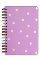 A5 Timeless Planner Agenda Polka Dot Purple