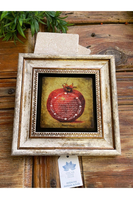 Prayer of Fertility Framed Stone Wall Decor 20x20 Cm-wall Decor - Swordslife