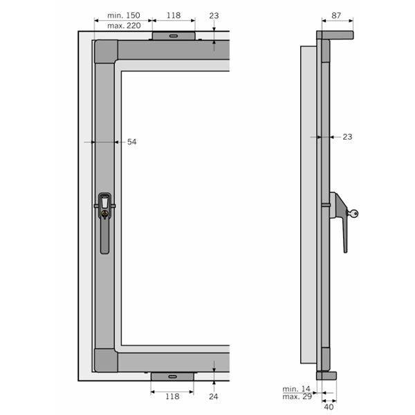 ABUS / Window slope protection / FKS208 / brown / GL AL0125 - Swordslife