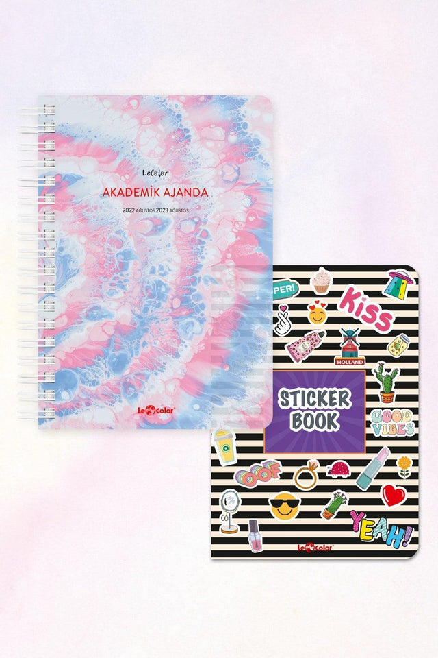 Academic Agenda Set 22/23 Marbling & Sticker