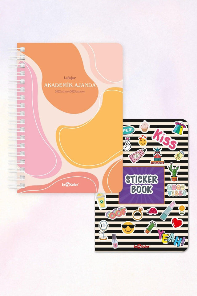 Academic Agenda Set 22/23 Lava Orange &