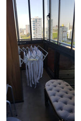 Accordion Laundry Dryer Hanger Stainless
