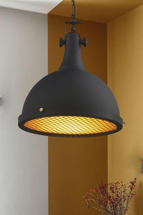 Acera Black Chandelier Single Modern Decorative Pendant Lamp Restaurant Showroom Fitness Kindergarten Home - Swordslife