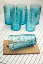 Acrylic Aquamarine 6 Pcs Tall Glass & Water Soft Drink Glass 750 ml (Not Glass) - Swordslife