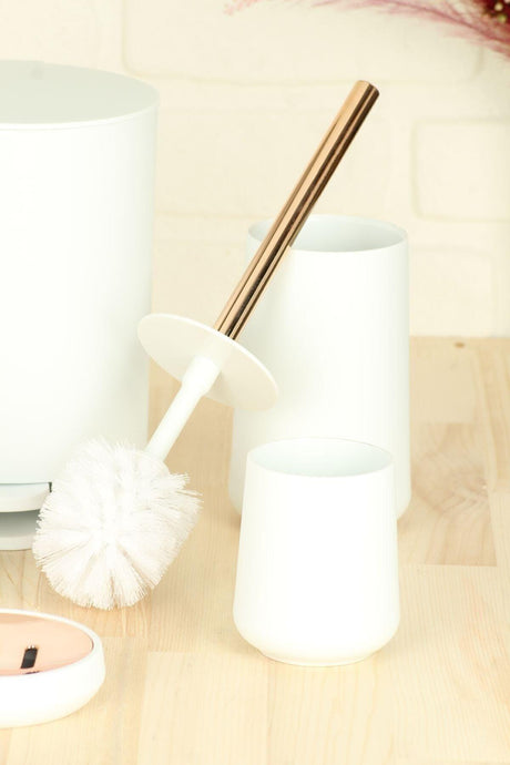 Acrylic Luxury Bathroom Set 5 Pieces White Color