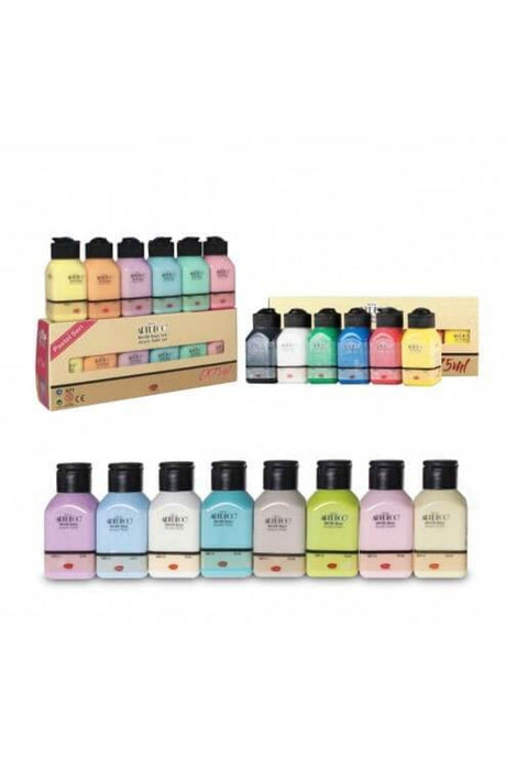 Acrylic Paint 20x75ml Pastel Colors Vivid