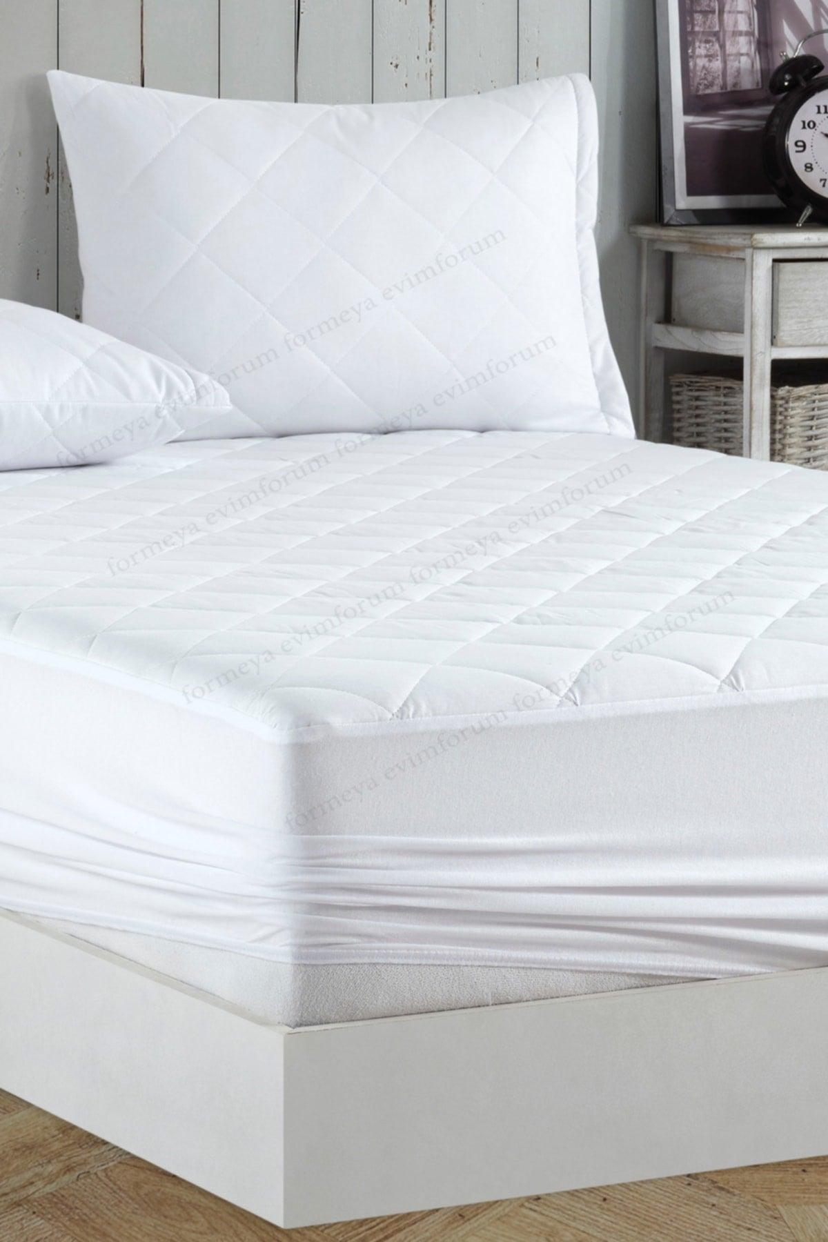 Adelya Comfort Quilted Mattress Protector Fitted Mattress 10 Different Sizes - Swordslife