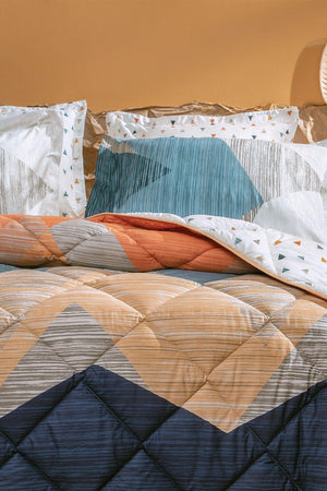 Aden Double Sleeping Set - Navy Blue - Swordslife