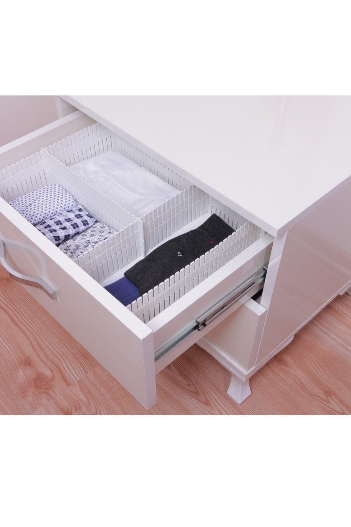 Adjustable Drawer Organizer 4 Pcs. 10 X 40 Cm - Swordslife