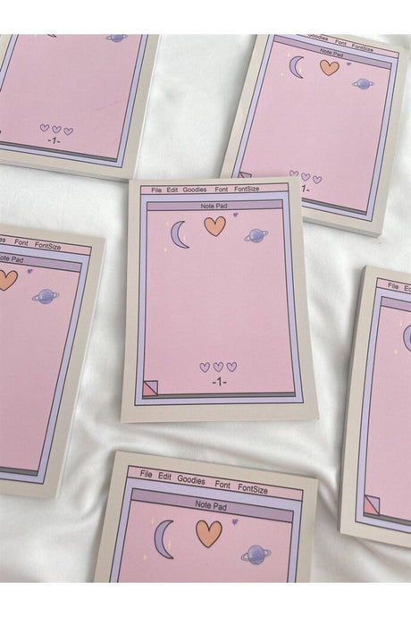 Aesthetic Digital Note Pad To Do List