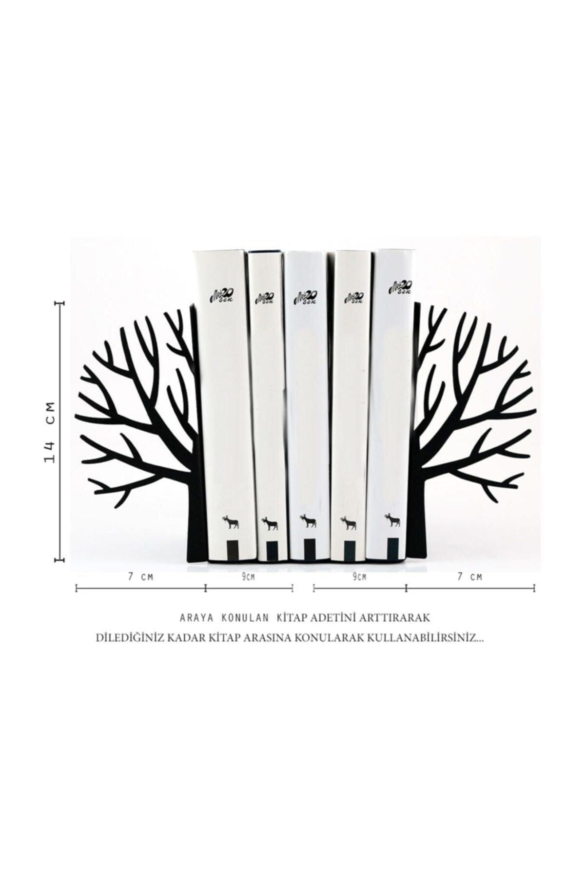 Decorative Metal Book Holder With Tree Figure , Book Support Decorative Metal Bookshelf - Swordslife