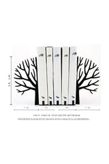 Decorative Metal Book Holder With Tree Figure , Book Support Decorative Metal Bookshelf - Swordslife