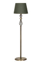 Tumbled Plated Waterfall Flat Metal Single Leg Floor Lamp - Swordslife