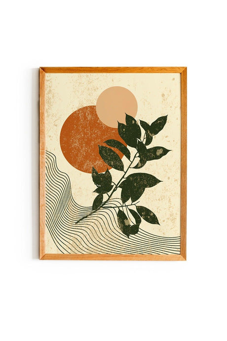 Ahşap Gerahmt Vintage-Soyut 3 Tischset Living Wall Dekor - Swordslife