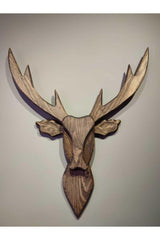 Wooden Deer Head / Wall Decoration / 2d - Swordslife