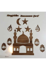 Wooden Lighted Ramadan Ornament - Swordslife