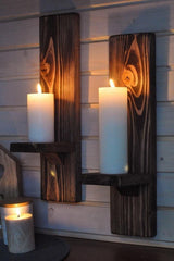 Wooden Candle Holder Price is for 2 Pieces - Swordslife