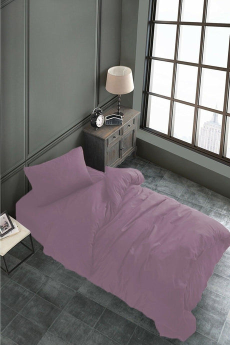 Akfil Cotton Plum Single Duvet Cover Set - Swordslife