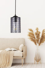 Akgun Single Chandelier Black Smoked Acrylic - Swordslife