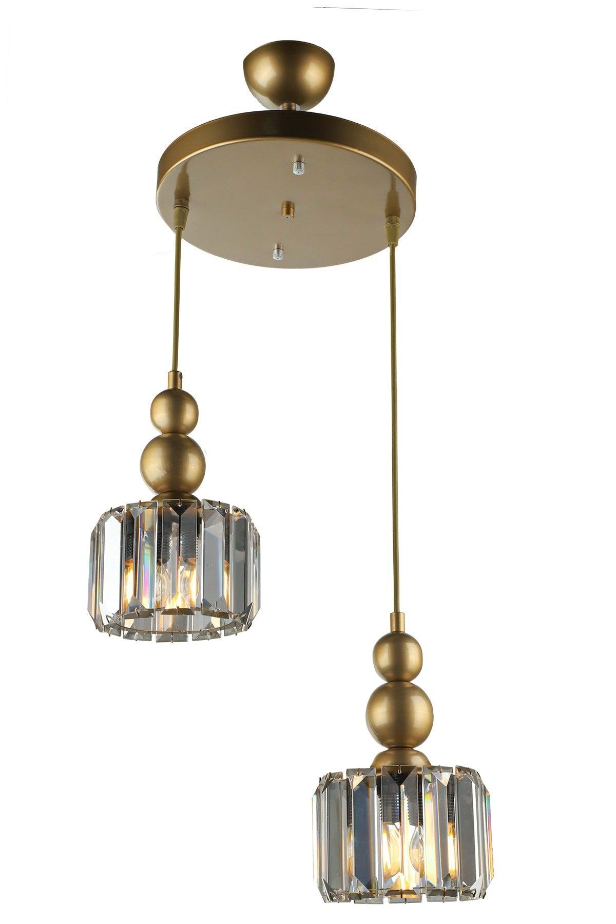 Alaba 2nd Chandelier Tumbled Transparent Stone - Swordslife