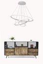 Alex Gray Case Triple White Led Modern Chandelier - Swordslife