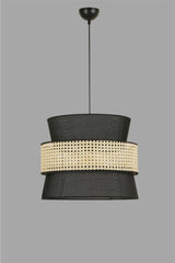 Alice Single Rattan Pendant Lamp 8570-1 - Swordslife