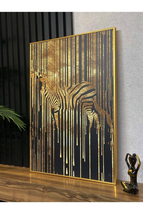 Gold Luxury Lamio Framed Decorative Wall Painting - Swordslife