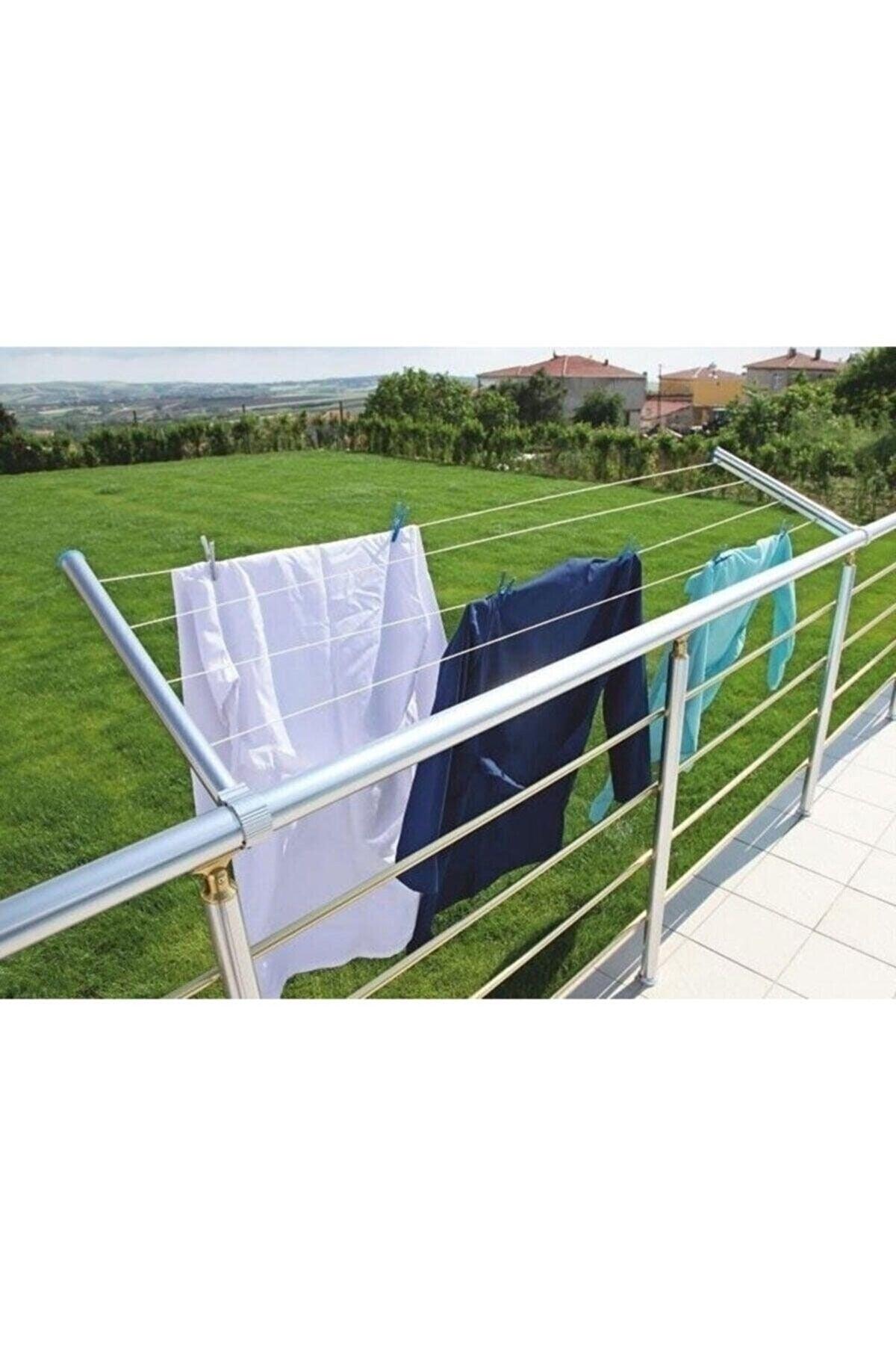 Aluminum Balcony Laundry Hanger Washing Line Gift - Swordslife