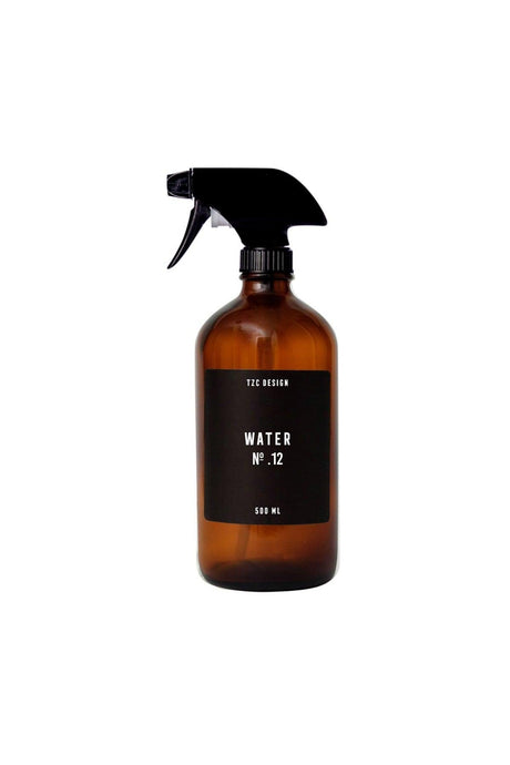 Amber Brown Glass Bottle Water Spray Water Spray Hand Soap 500 Ml Black Label - Swordslife