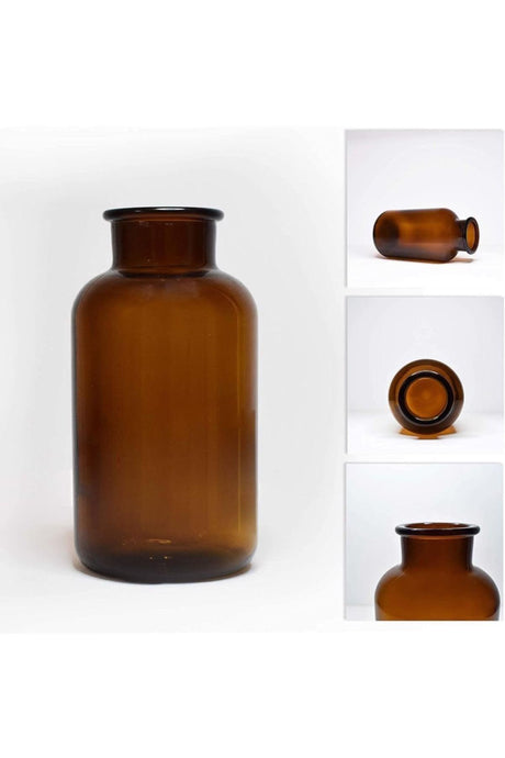 Amber Glass Vase 1000 Ml - Swordslife