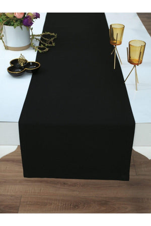 Placemat Cotton Black Color Table Presentation Runner 40x170 - Swordslife