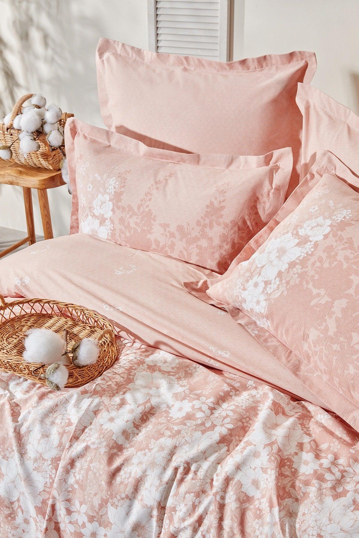 Andressa Ranforce Double Duvet Cover Set - Blush - Swordslife