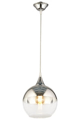 Anet Silver Glass Pendant Lamp Single Chandelier - Swordslife