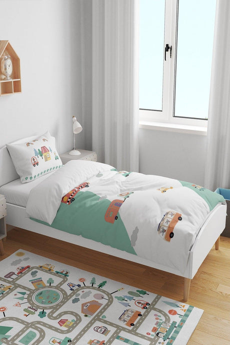 Animal City Arbalar And Animals Rainbow Single Child Duvet Cover Set - Swordslife