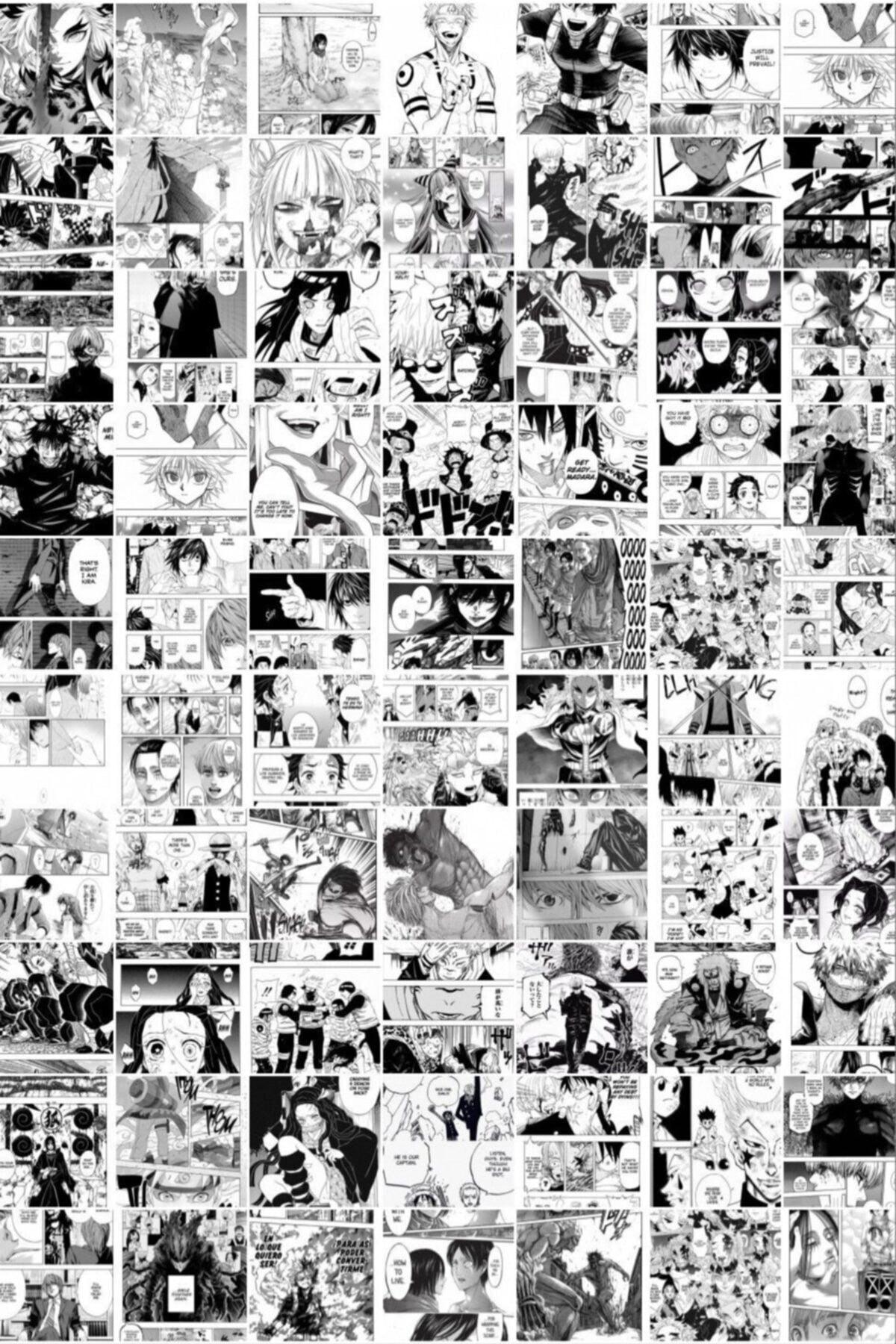 Anime Collage 70s Poster Wallpaper Set - Swordslife