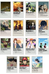 Anime Wall Poster Set - Adhesive Back Poster Collage Set - 60 Pieces - 10cm*15cm - Set with Box - Swordslife