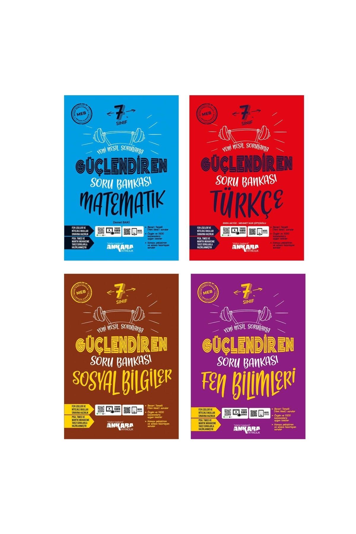 Ankara Publishing 7th Grade Turkish Mathematics Science Social Empowering Question Bank Set 2022 - Swordslife