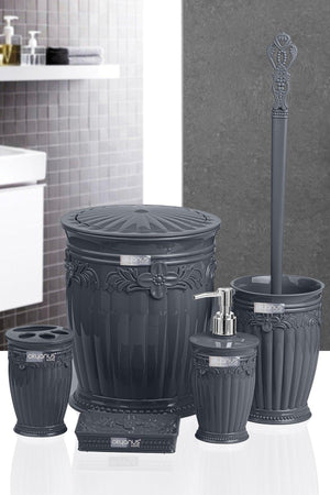 Anthracite Sultan Series Bathroom Set of 5 - Swordslife