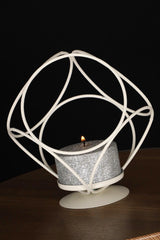 Aqua Candle Holder Model No:02 White - Swordslife